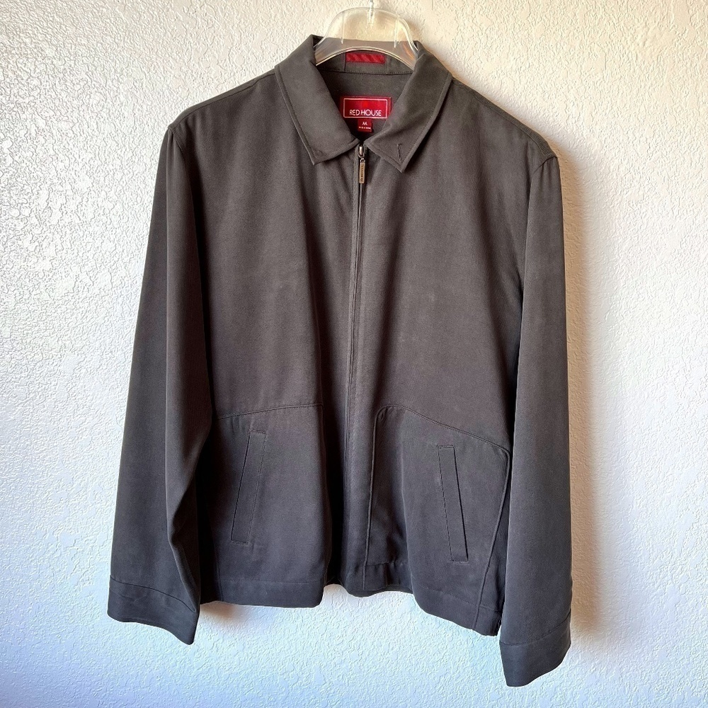 Red House M silk wine country black/charcoal jacket